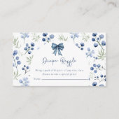 Berry Sweet Blueberry Baby Shooting Card Begleitkarte (Vorderseite)