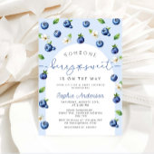 Berry Sweet Blueberry Baby Shower Einladung
