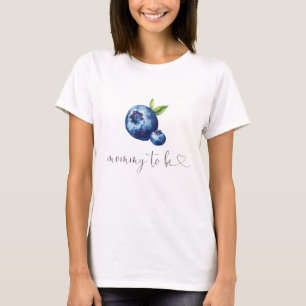 Berry Sweet Blueberry Baby Shower Mommy zu sein T-Shirt