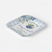 Berry Sweet Blueberry Baby Shower Pappteller (Gewinkelt)