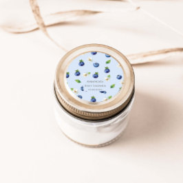 Berry Sweet Blueberry Baby Shower Runder Aufkleber