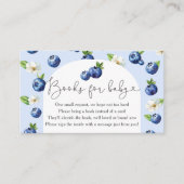 Berry Sweet Blueberry Babydusche Bücher für Baby Begleitkarte (Vorderseite)