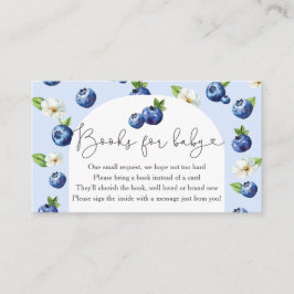 Berry Sweet Blueberry Babydusche Bücher für Baby Begleitkarte