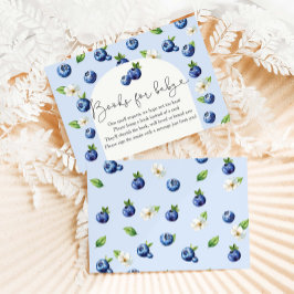 Berry Sweet Blueberry Babydusche Bücher für Baby Begleitkarte