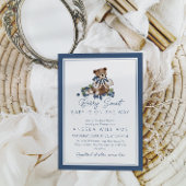 Berry Sweet Blueberry Bear Baby Boy Dusche Einladung