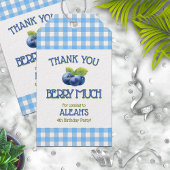 Berry Sweet Blueberry Birthday Party Geschenkanhänger