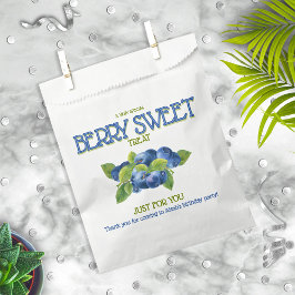 Berry Sweet Blueberry Birthday Party Geschenktütchen