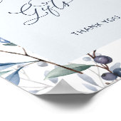 Berry Sweet Blueberry Cards and Gifts Poster (Ecke)