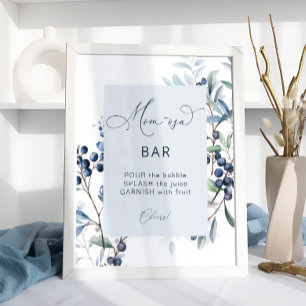 Berry Sweet Blueberry Mama-osa Bar Poster