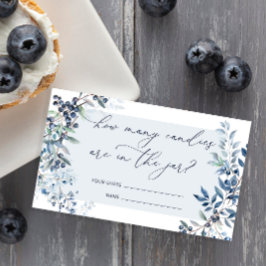 Berry Sweet Blueberry schätzt wie viele Candies Ca Begleitkarte