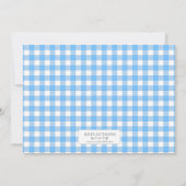 Berry Sweet Blueberry Thema Mädchen Geburtstag Einladung (Rückseite)