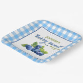 Berry Sweet Blueberry Theme Babydusche Pappteller (Gewinkelt)