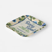 Berry Sweet Blueberry Theme Babydusche Pappteller (Gewinkelt)