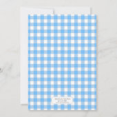 Berry Sweet Blueberry Theme Girl's Birthday Party Einladung (Rückseite)