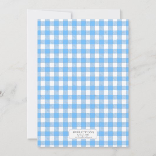 Berry Sweet Blueberry Theme Girl's Birthday Party Einladung (Rückseite)