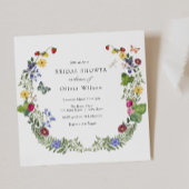 Berry Sweet Boho Wildblume Brautparty Einladung