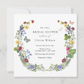 Berry Sweet Boho Wildblume Brautparty Einladung (Vorderseite)