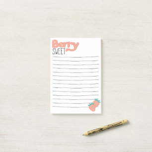 Berry Sweet Bold Post-it Klebezettel