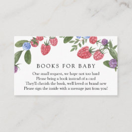 Berry Sweet Books for Baby Enclosure Card Begleitkarte