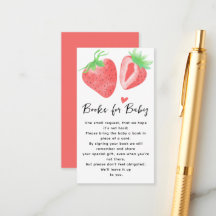 Berry Sweet Books for Baby Girl's Baby Shower