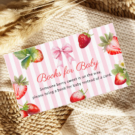 Berry Sweet Books for Baby Insert Card