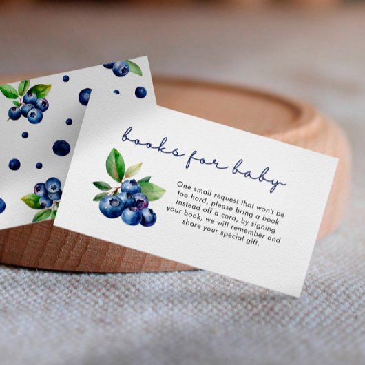 Berry Sweet Books for Baby Showbeeren Begleitkarte