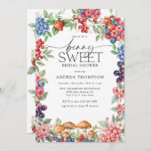 Berry Sweet Brautparty Einladung (Vorne/Hinten)