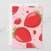 Berry Sweet Brautparty Einladung (Rückseite)