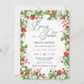 Berry Sweet Brautparty Einladung (Vorderseite)