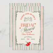 Berry Sweet Brautparty Wild Berries Einladung (Vorne/Hinten)