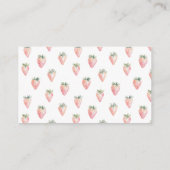 Berry Sweet Cake Baby Showbuchanfrage Begleitkarte (Rückseite)