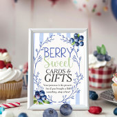 Berry Sweet CARDS & GIFTS Blueberry Sign Einladung