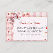 Berry Sweet Checkered Coquette Books for Baby Begleitkarte (Vorderseite)