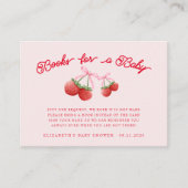 Berry Sweet Coquette Books for Baby Begleitkarte (Vorderseite)