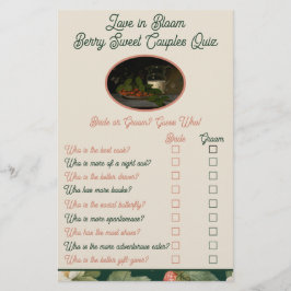 Berry Sweet Couple Quiz Brautparty Game