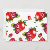 Berry Sweet Danke-Card Dankeskarte (Rückseite)