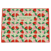 Berry Sweet Delights Olivgrün Große Geschenktüte (Vorderseite)