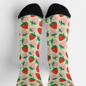 Berry Sweet Delights Olivgrün Socken (Oben)