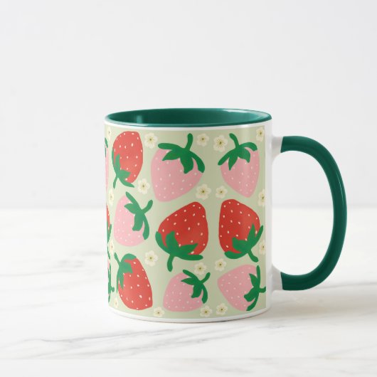 Berry Sweet Delights  Olivgrün Tasse (Rechts)