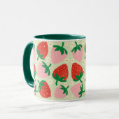 Berry Sweet Delights  Olivgrün Tasse (Vorderseite Links)