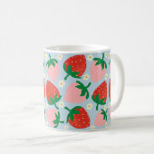 Berry Sweet Delights Pastellblau Kaffeetasse (VorderseiteRechts)