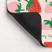 Berry Sweet Delights  Sanftes Rosa Mousepad (Ecke)