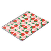 Berry Sweet Delights Sanftes Rosa Notizblock (Linke Seite)