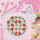 Berry Sweet Delights Sanftes Rosa Pappteller (Party)