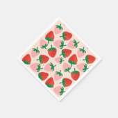 Berry Sweet Delights  Sanftes Rosa Serviette (Ecke)