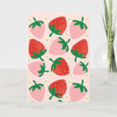 Berry Sweet Delights Soft Pink Birthday Karte (Rückseite)