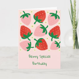 Berry Sweet Delights Soft Pink Birthday Karte
