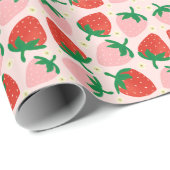 Berry Sweet Delights Soft Pink Geschenkpapier (Rolleneckpunkt)