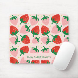 Berry Sweet Delights  Soft Pink Mousepad