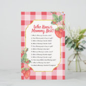 Berry Sweet, der das beste Spielepapier von Mommy (Stehend Vorderseite)